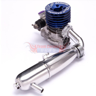 OS Max R21 Ver2 .21 On-road engine with TR02 EFRA2165 + MR02 pipe combo set  #1F401